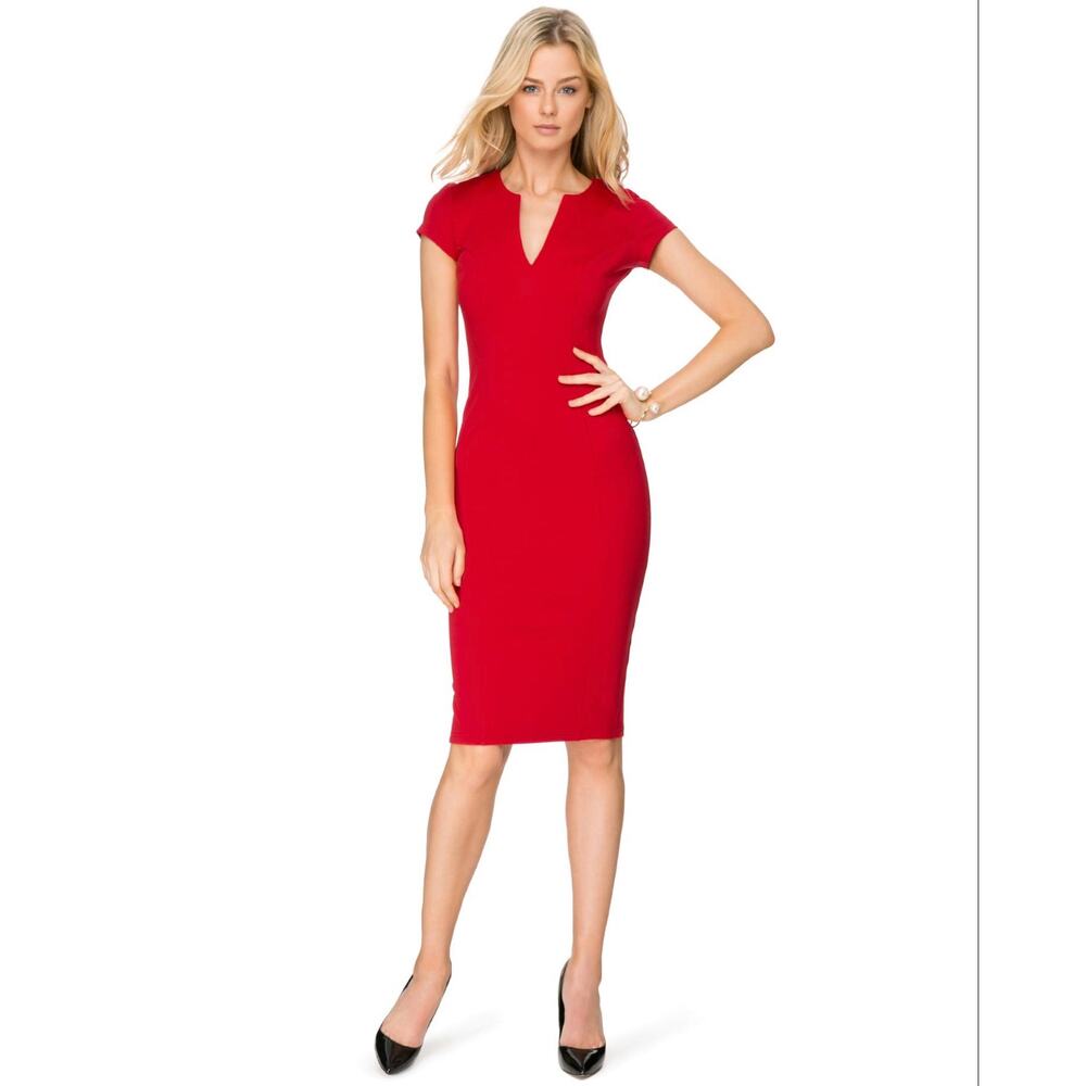 Atmos&Here Lovina Dress Red - Size 10AUS (M)